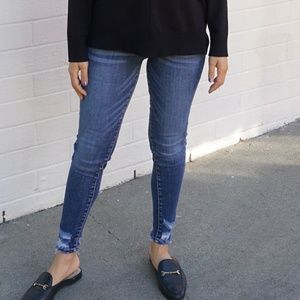 Distressed Ankle Skinny Kancan Jeans